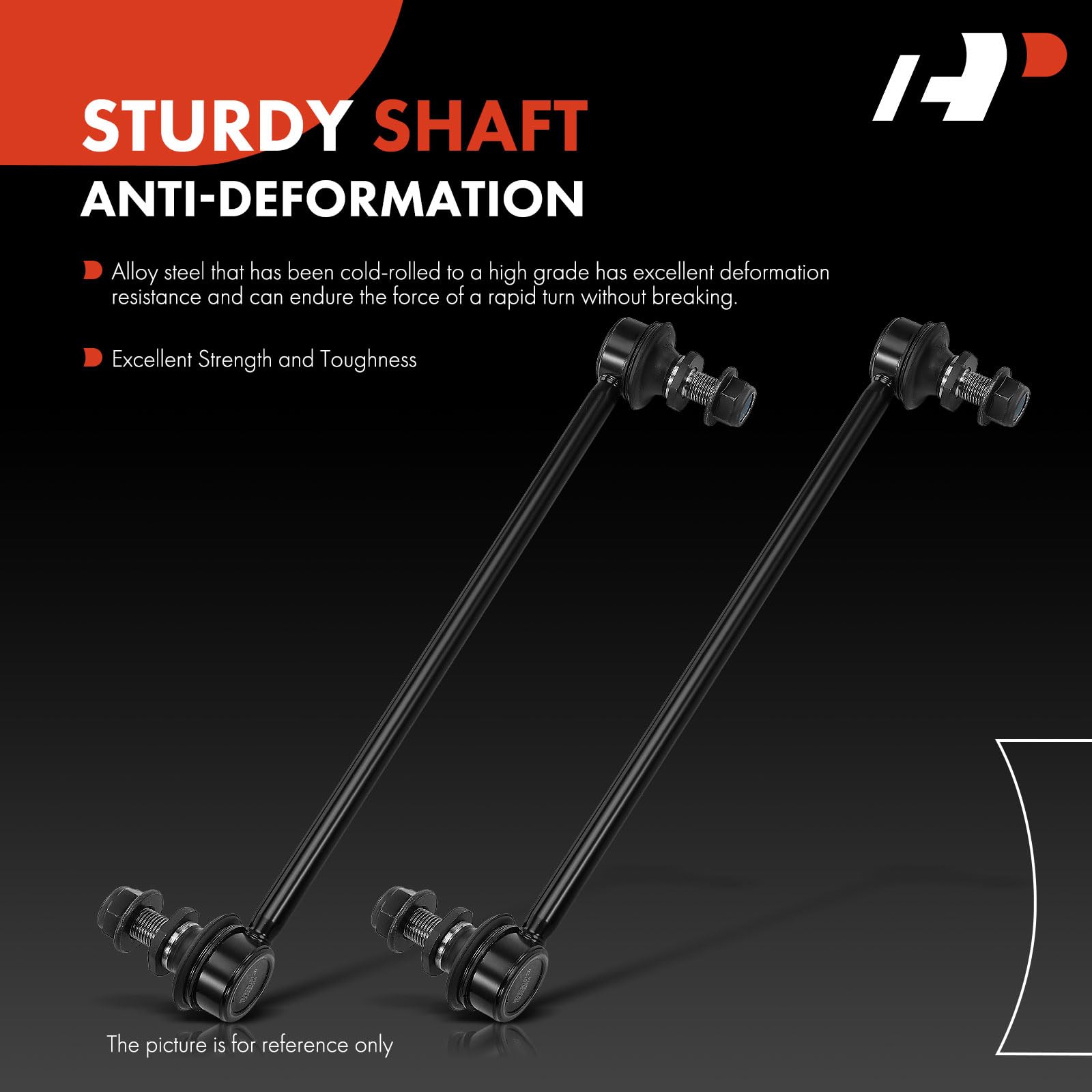 A-Premium steel shaft detail indicating strong construction and pressure resistance