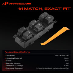 A-Premium rear view showing 18-pin connector for correct vehicle wiring match benefit