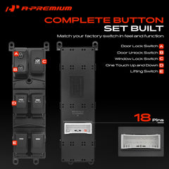 A-Premium illuminated red backlight improves nighttime visibility and easy use benefit