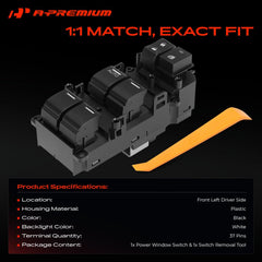 A-Premium switch rear terminals showing 37 pins for OEM compatibility
