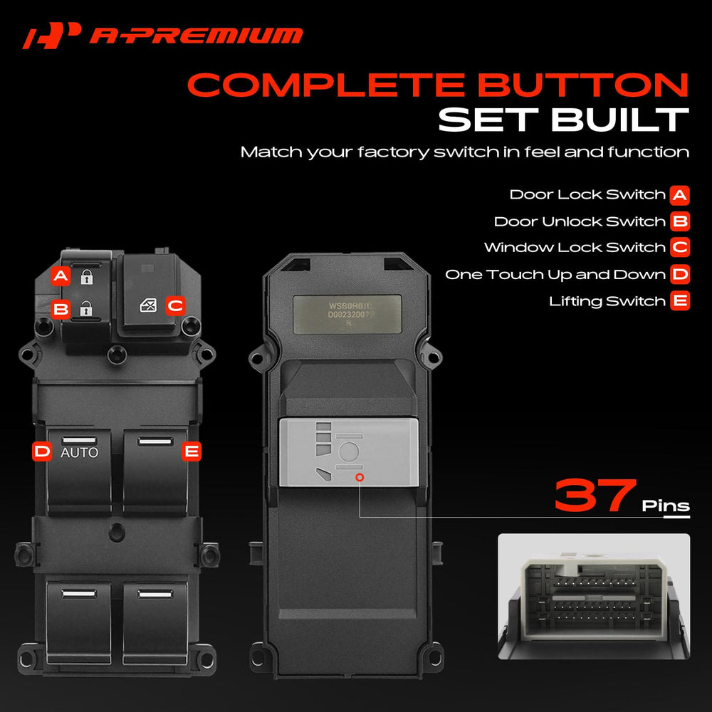 A-Premium close-up of buttons highlighting tactile control and clarity