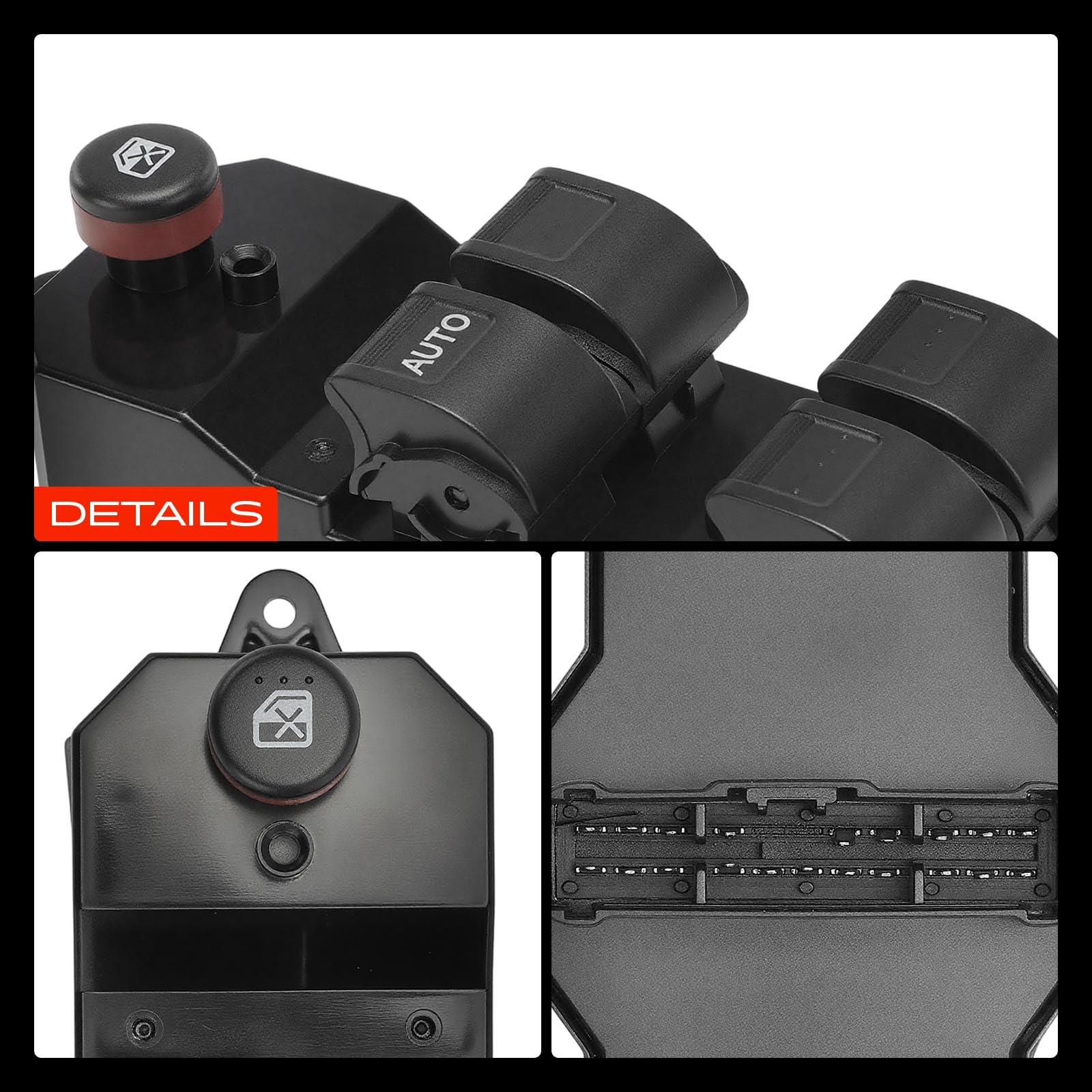 A-Premium close-up of buttons and labels for intuitive operation