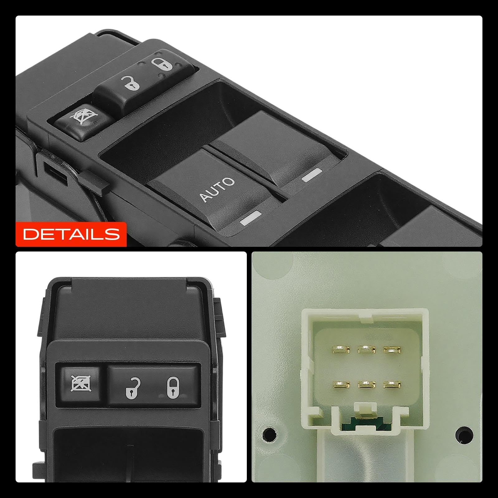 A-Premium switch mounted in vehicle interior illustrating usable control