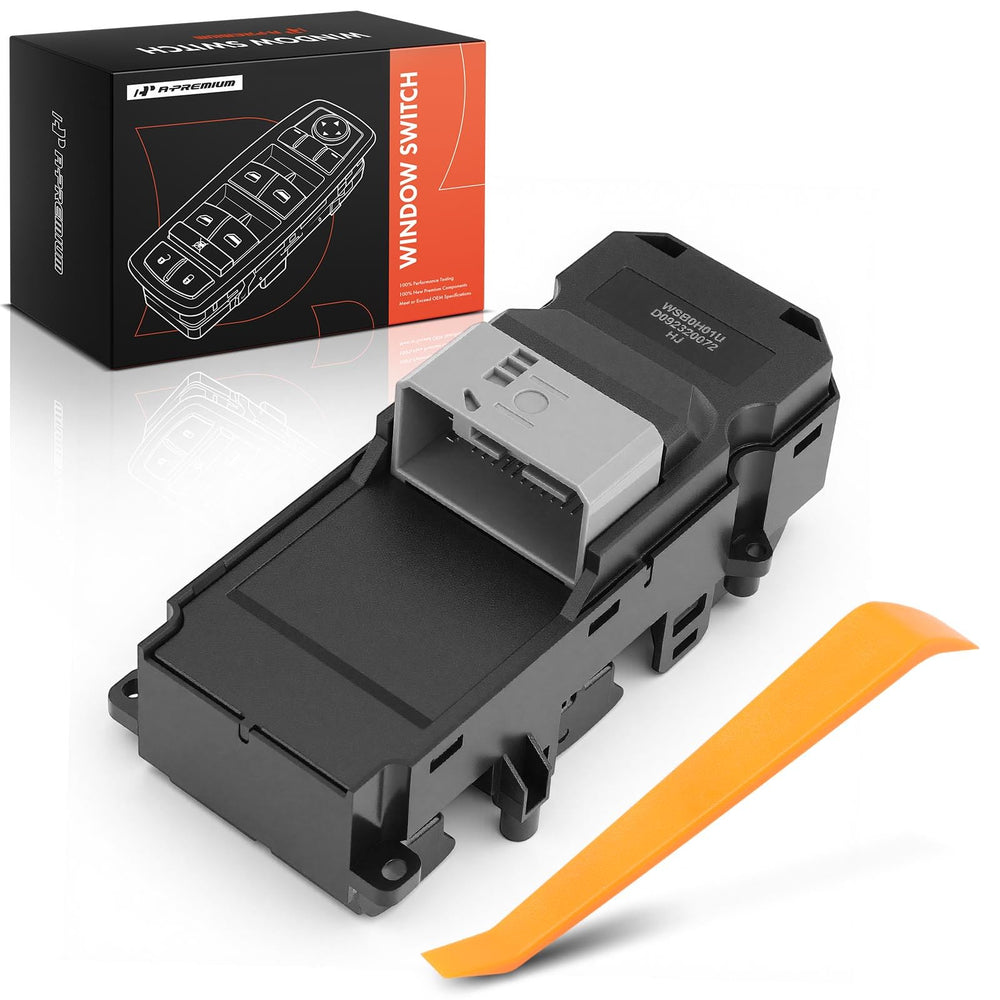A-Premium switch being installed in car door showing straightforward DIY installation