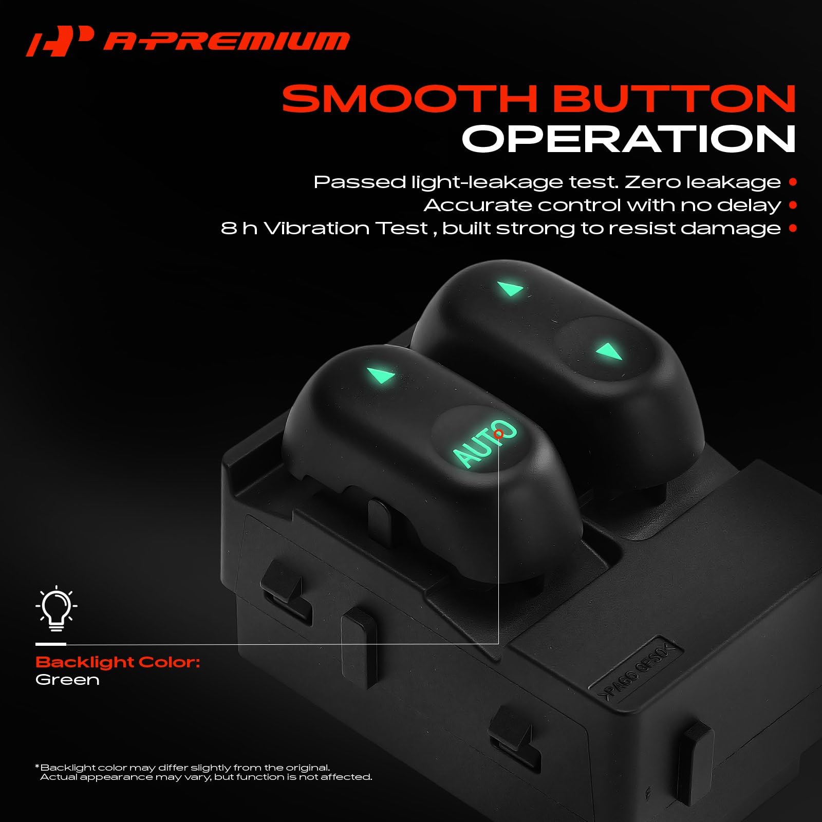 A-Premium switch removed from door demonstrating simple swap benefit