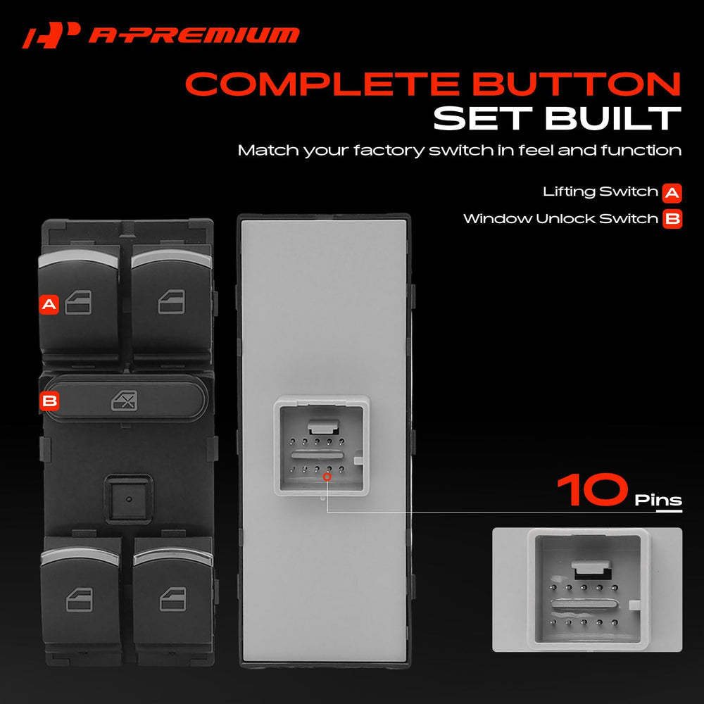 A-Premium side profile showing mounting tabs for accurate fit