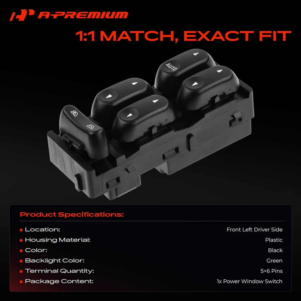 A-Premium switch side profile showing mounting tabs for easy install