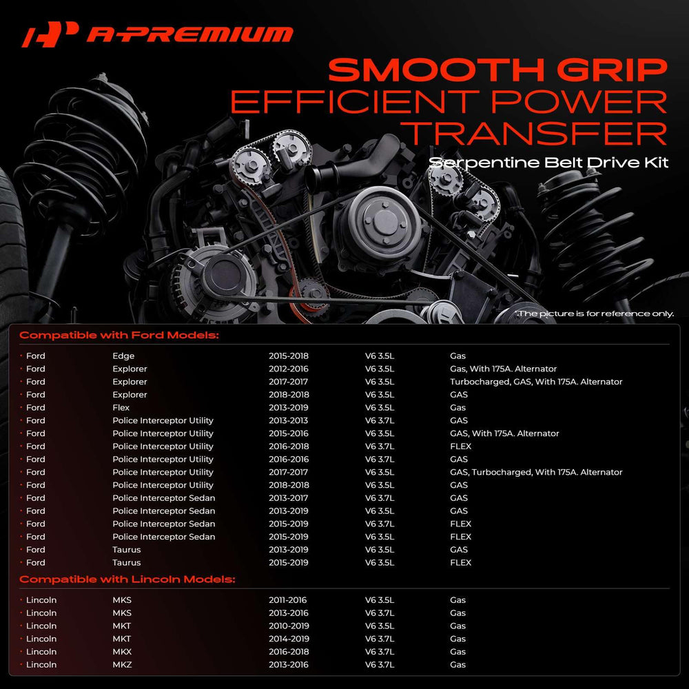 A-Premium tensioner close-up showing bearing for smooth durable operation