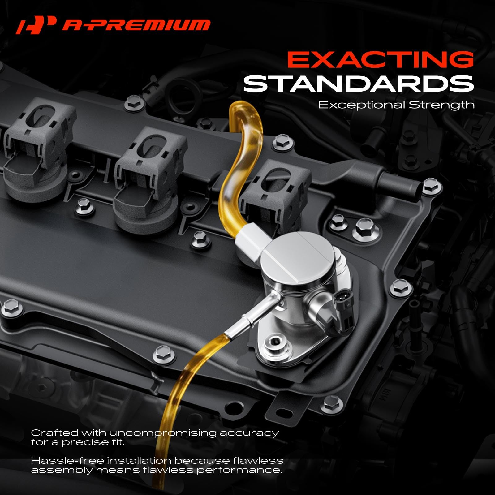 A-Premium machined surface texture close-up showing durable construction benefit