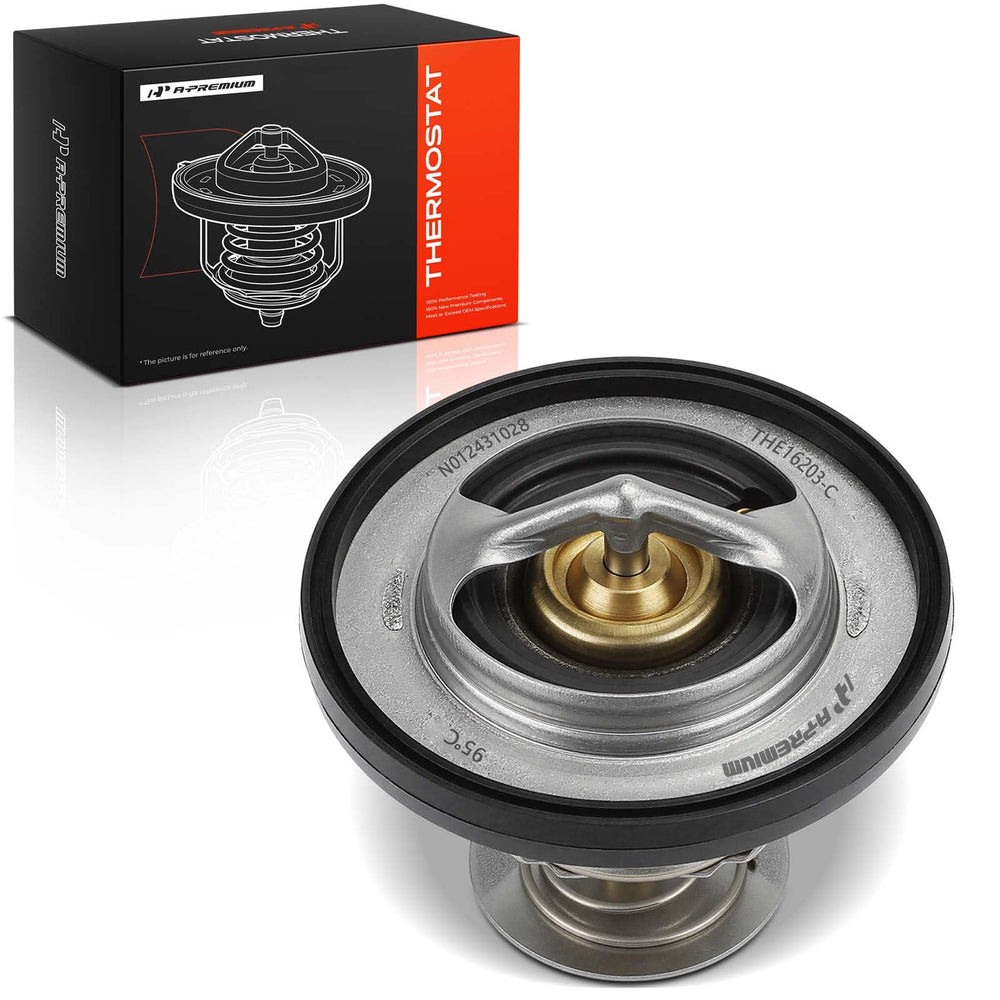 A-Premium thermostat front view showing fit and clean finish for easy swap