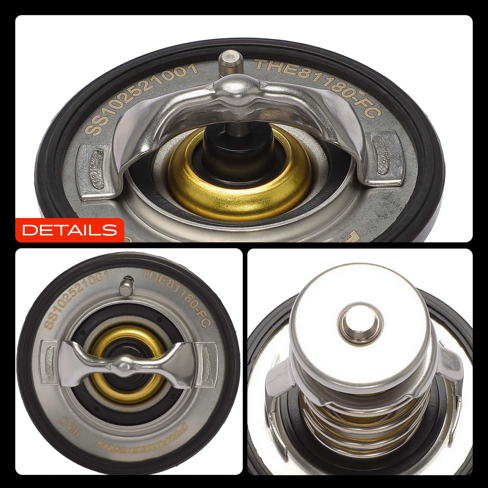 A-Premium thermostat with reference numbers for cross-reference confirmation