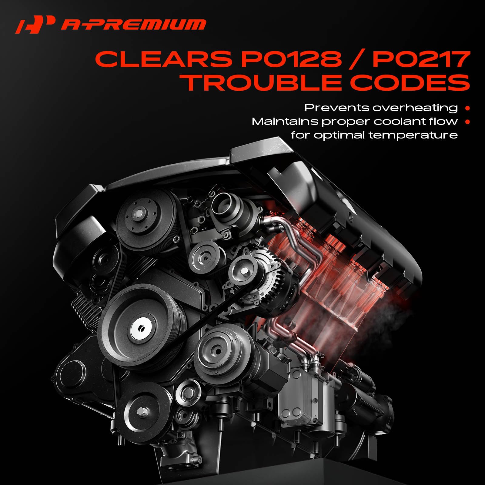 A-Premium thermostat side profile showing durable metalwork and construction