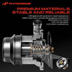 A-Premium thermostat side profile illustrating durable metal construction