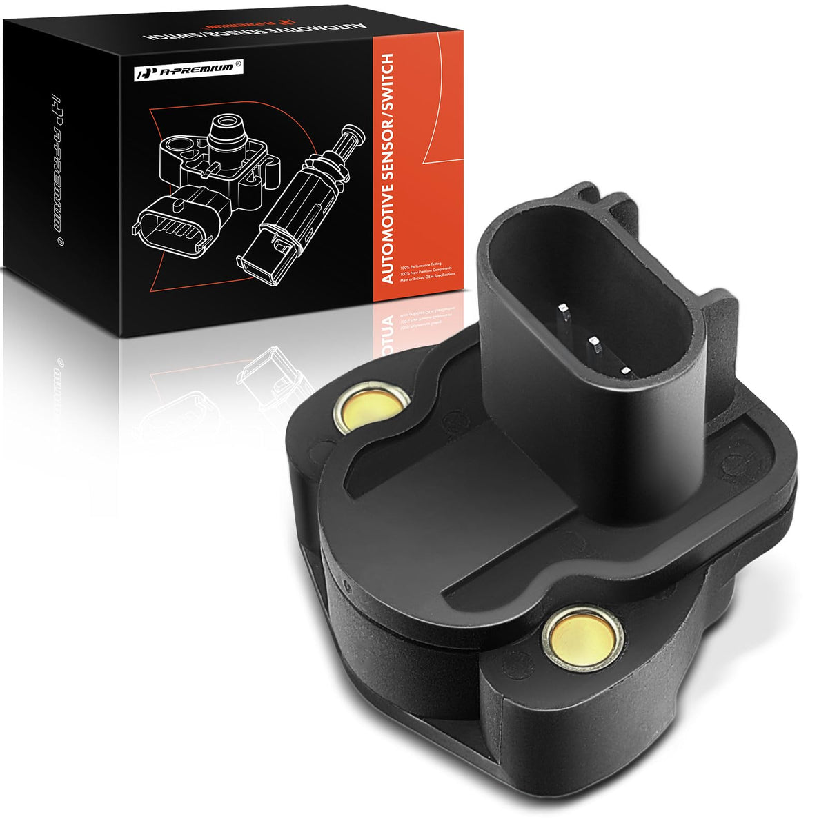 A-Premium TPS front view showing compact black housing and OE-style fit