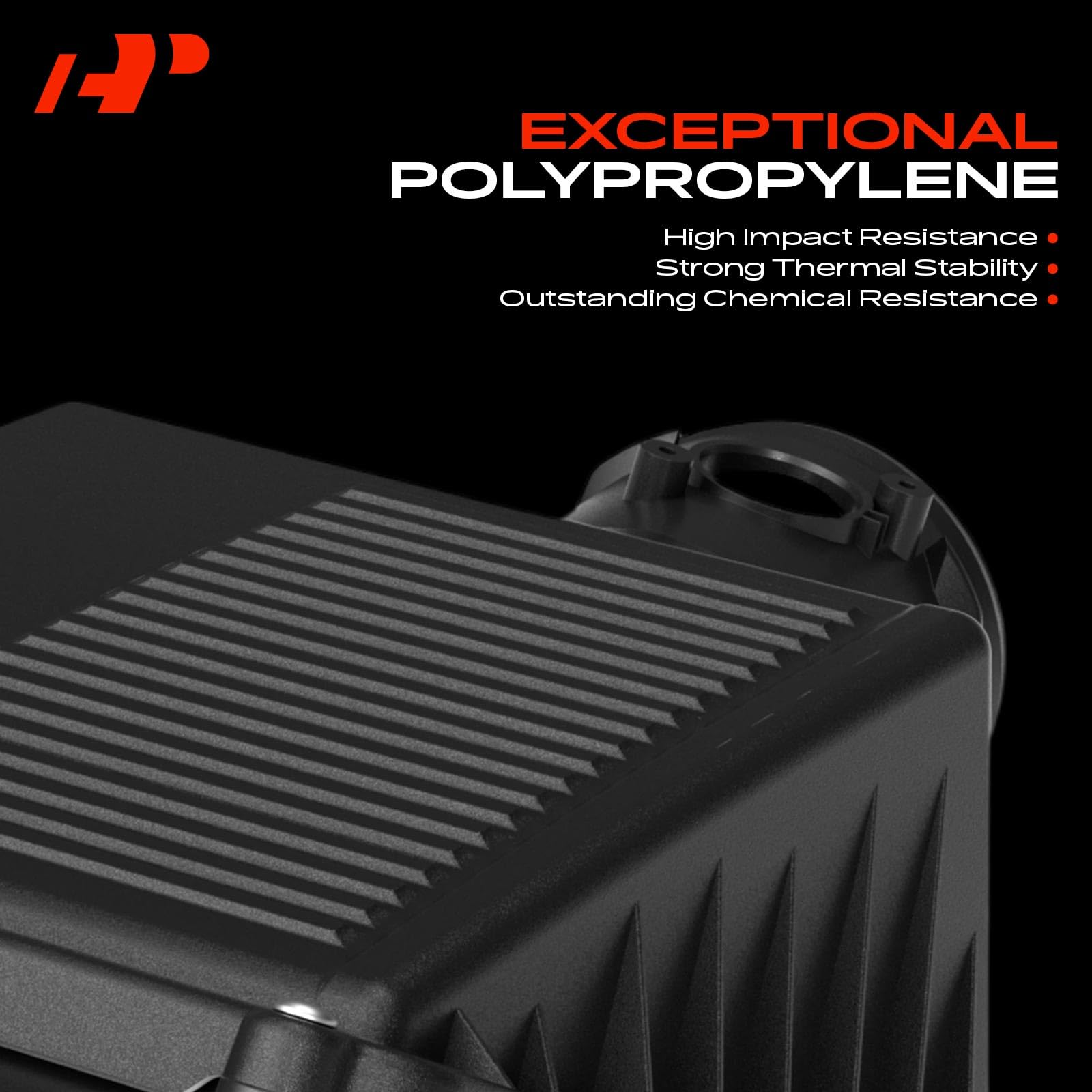 A-Premium underside view highlighting molded ribs for added strength