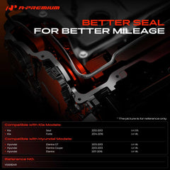 A-Premium profile view of gasket seal shape demonstrating precise OEM fit