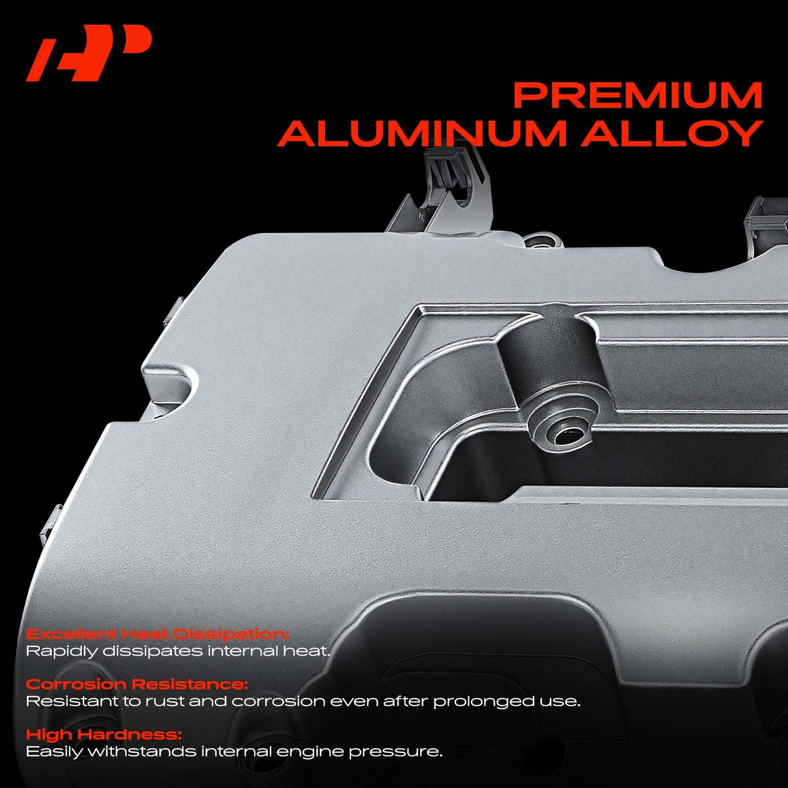 A-Premium valve cover next to ruler for size comparison and easy planning benefit