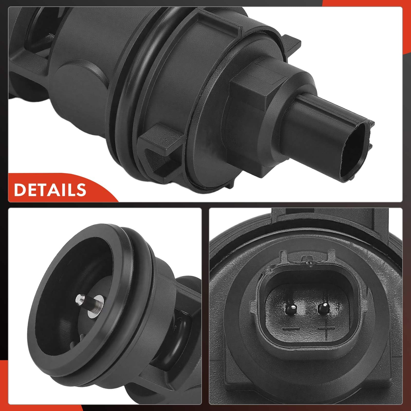 A-Premium vent solenoid installed on engine demonstrating easy OEM-style swap