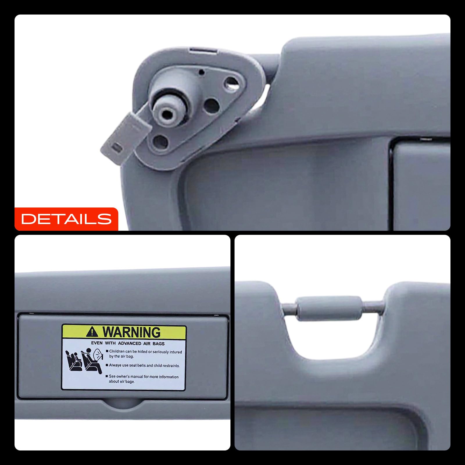 A-Premium visor in use reducing windshield glare for safer driving