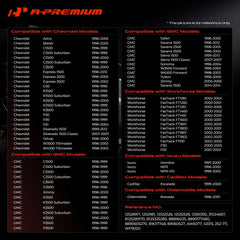 A-Premium water pump side profile highlighting compact design and durability