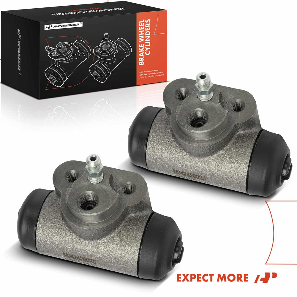 A-Premium wheel cylinder pictured during installation indicating straightforward garage fitment