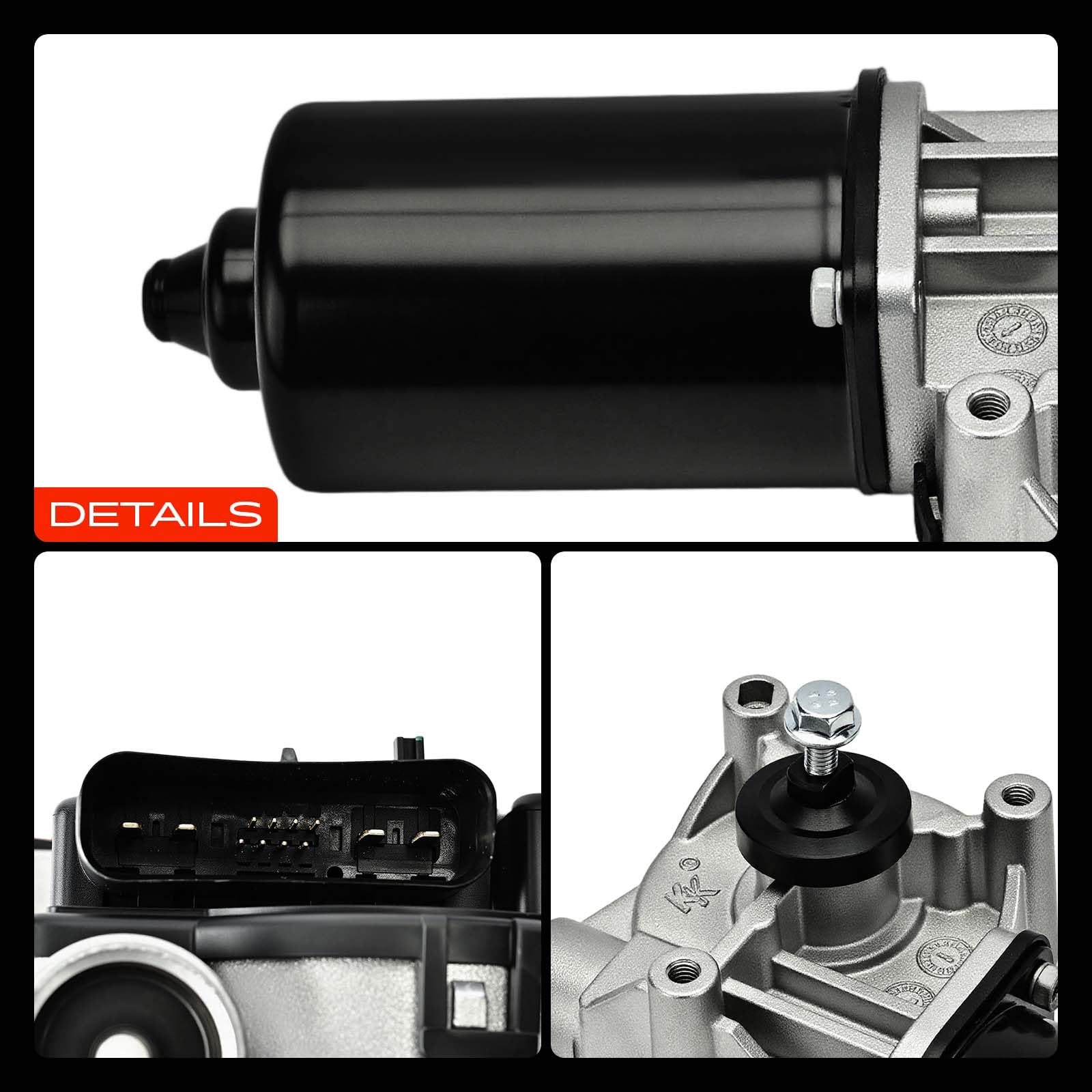 A-Premium motor label with reference numbers showing compatibility verification benefit
