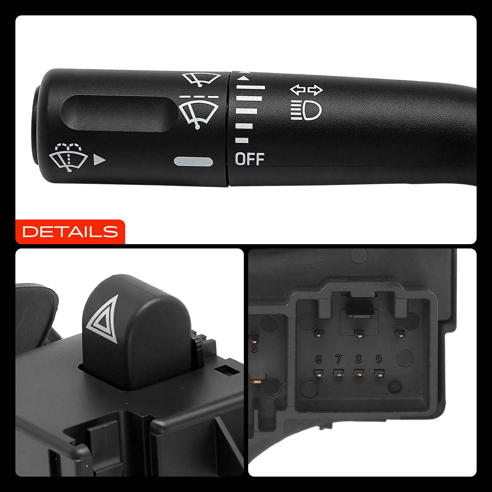 A-Premium switch demonstrating wiper activation for restored windshield control