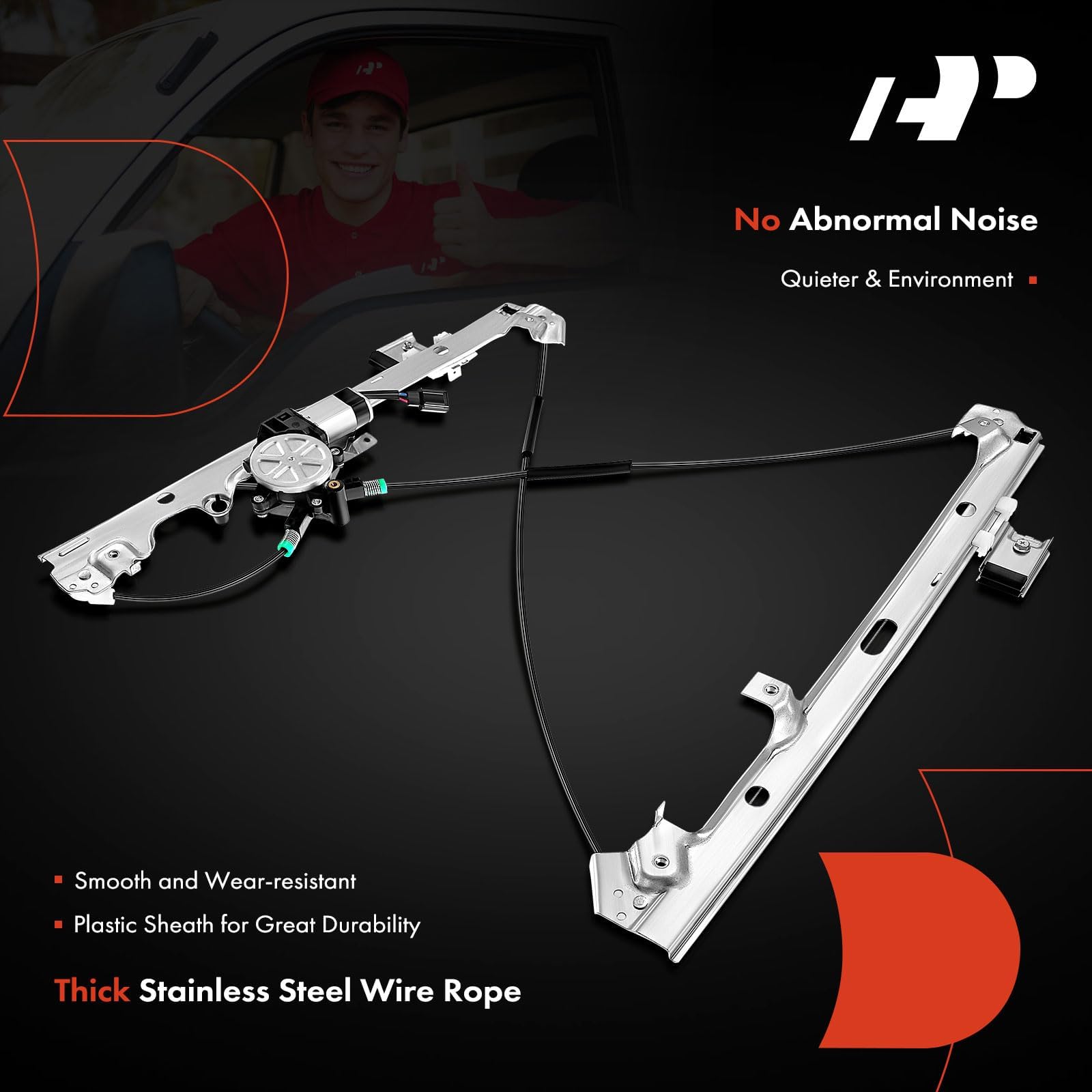 A-Premium wiring connector and plug detail for quick electrical hookup