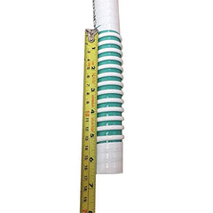 A.A fill hose close-up of molded flats and texture, improves clamp grip