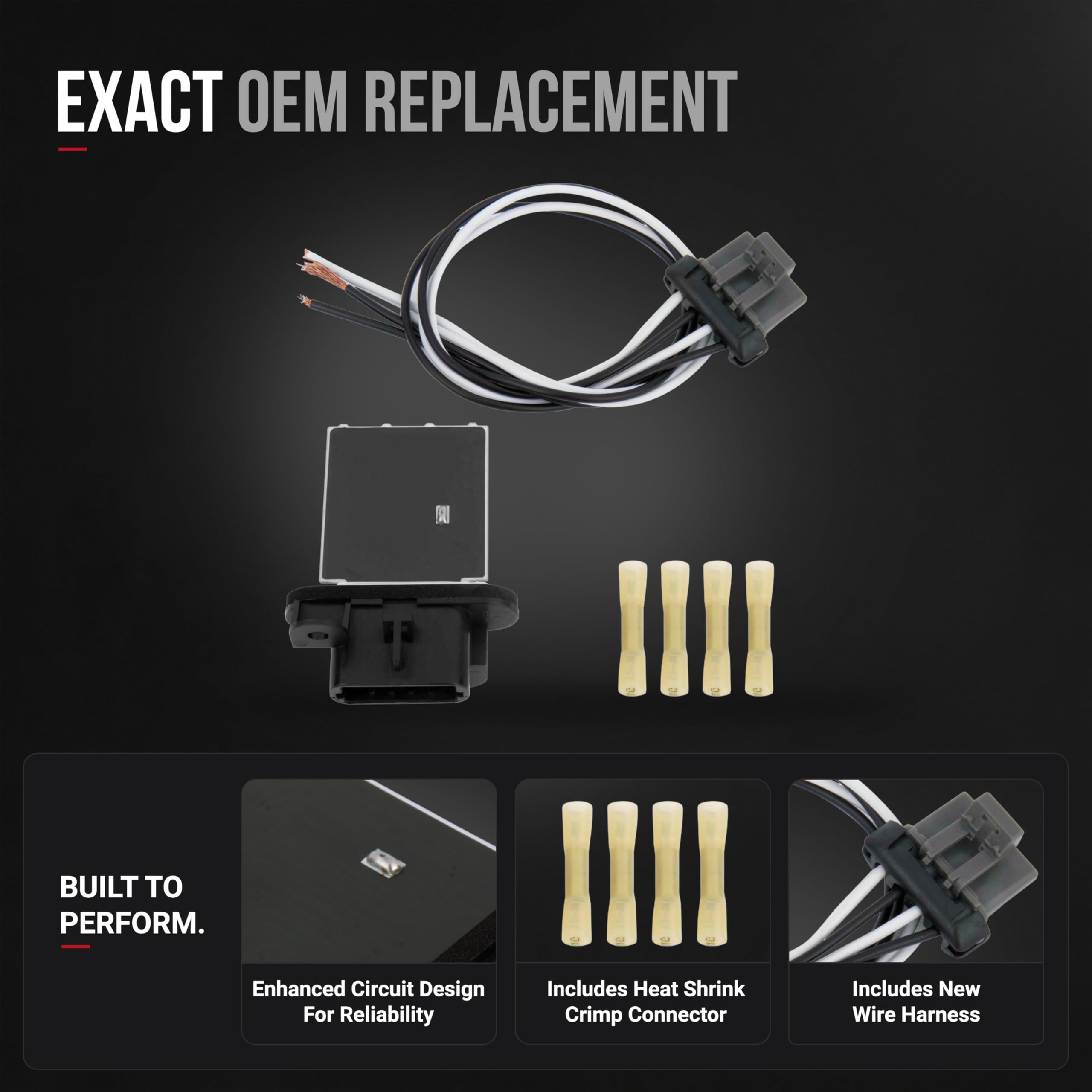 AA Ignition factory-style harness connector highlighting easy swap and secure fit