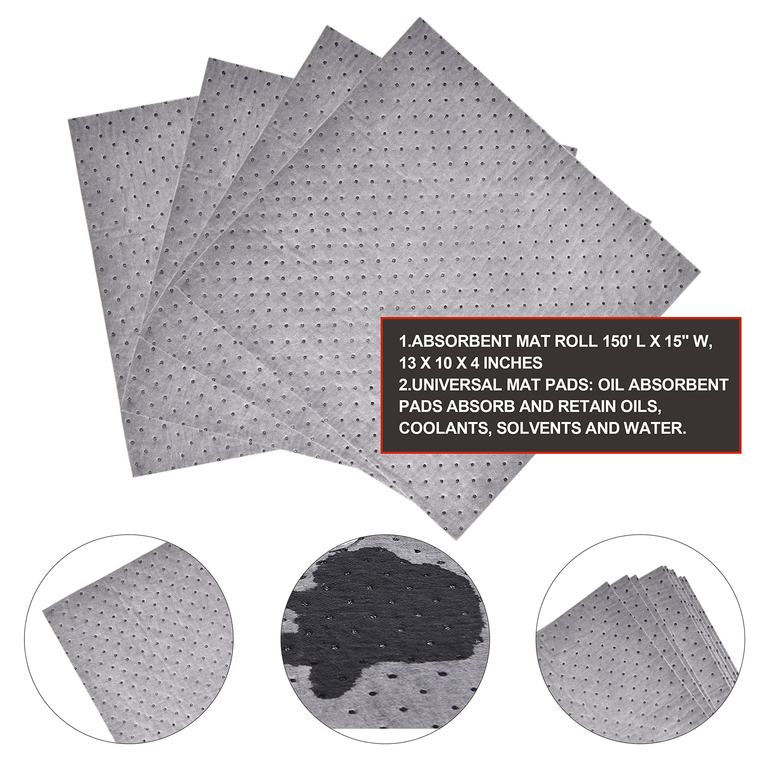 A A IN perforation tear detail enabling quick custom lengths