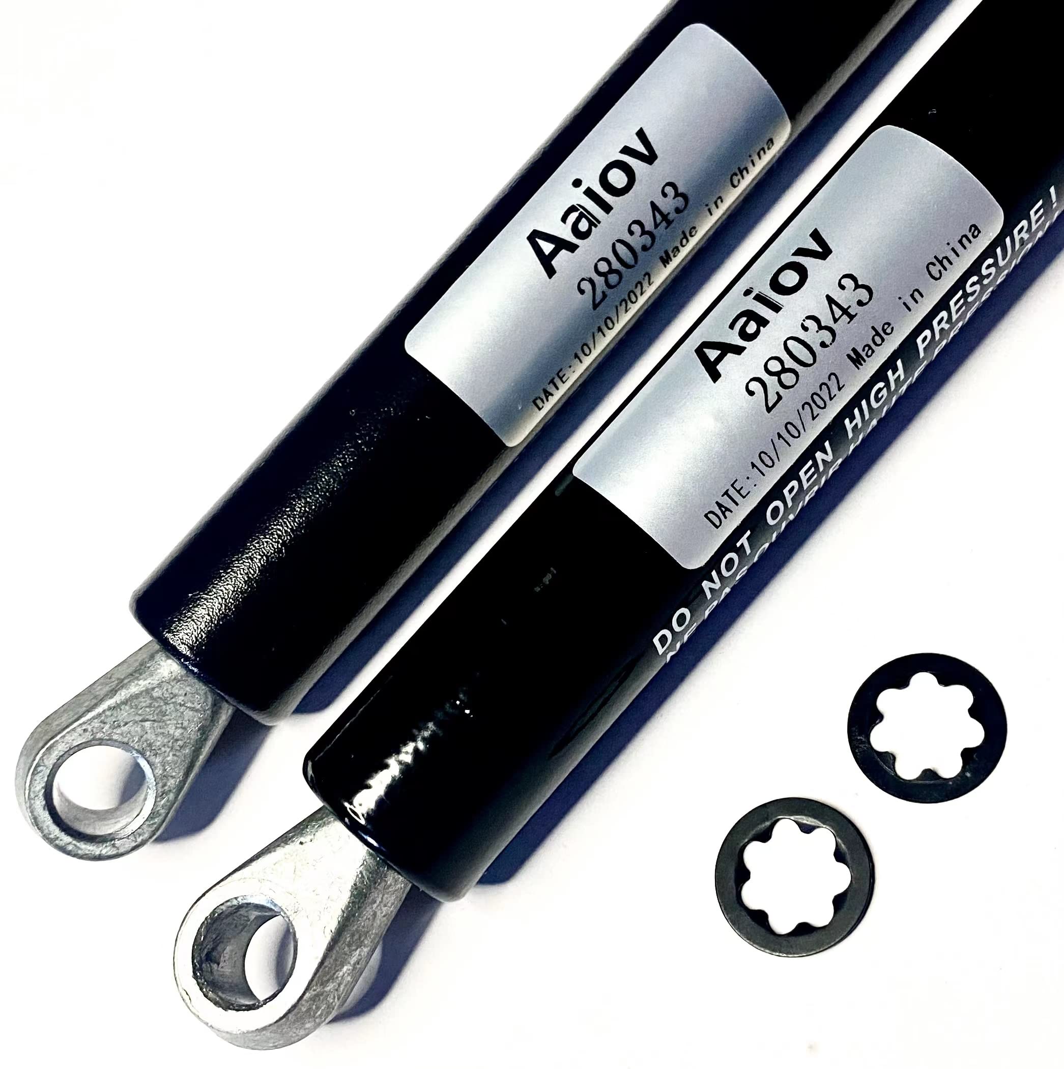 Aaiov close-up of piston rod and seal demonstrating durable construction