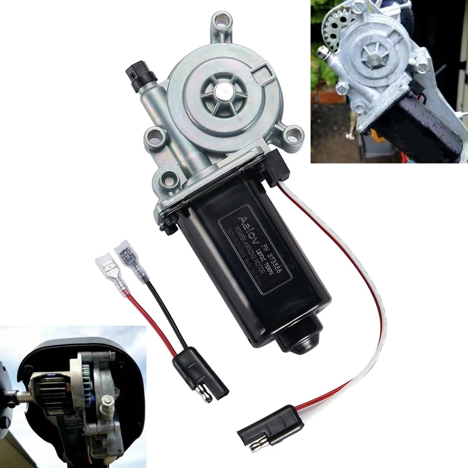 Aaiov motor installed in awning housing for restored extend and retract