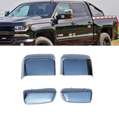 ABAGAEL front view of chrome mirror cap showing clean finish and fit