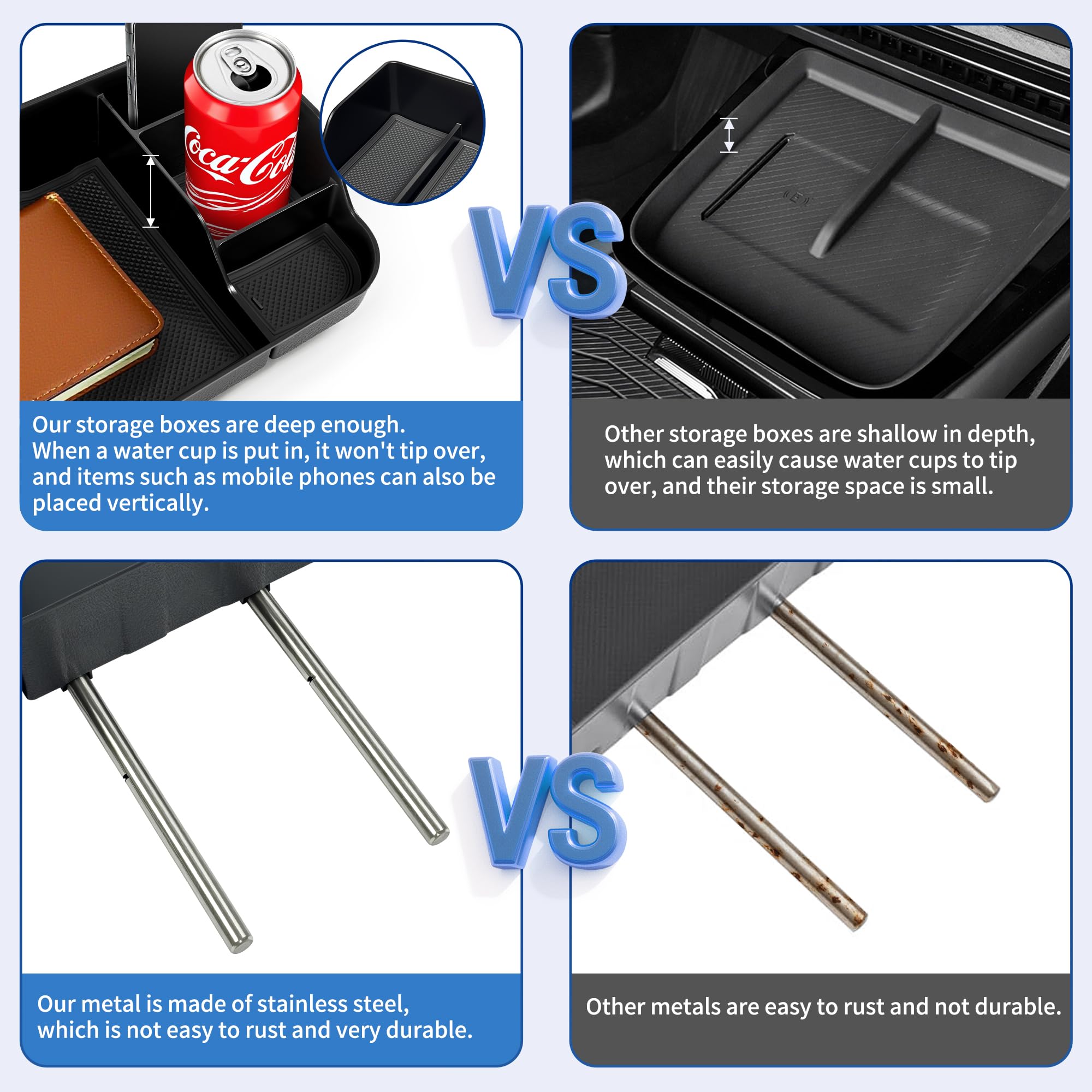 ABAGAEL texture and edge finish detail showing smooth, safe molded ABS surface