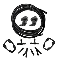Abbzu hood nozzle and hose front view showing fit and improved spray coverage