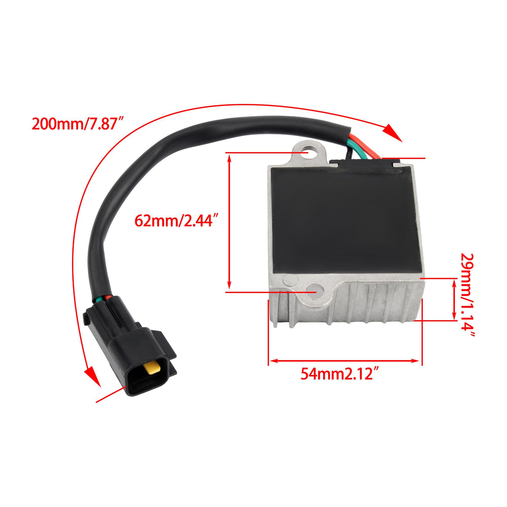 ABCERRSI rectifier side profile highlighting compact design and rugged build