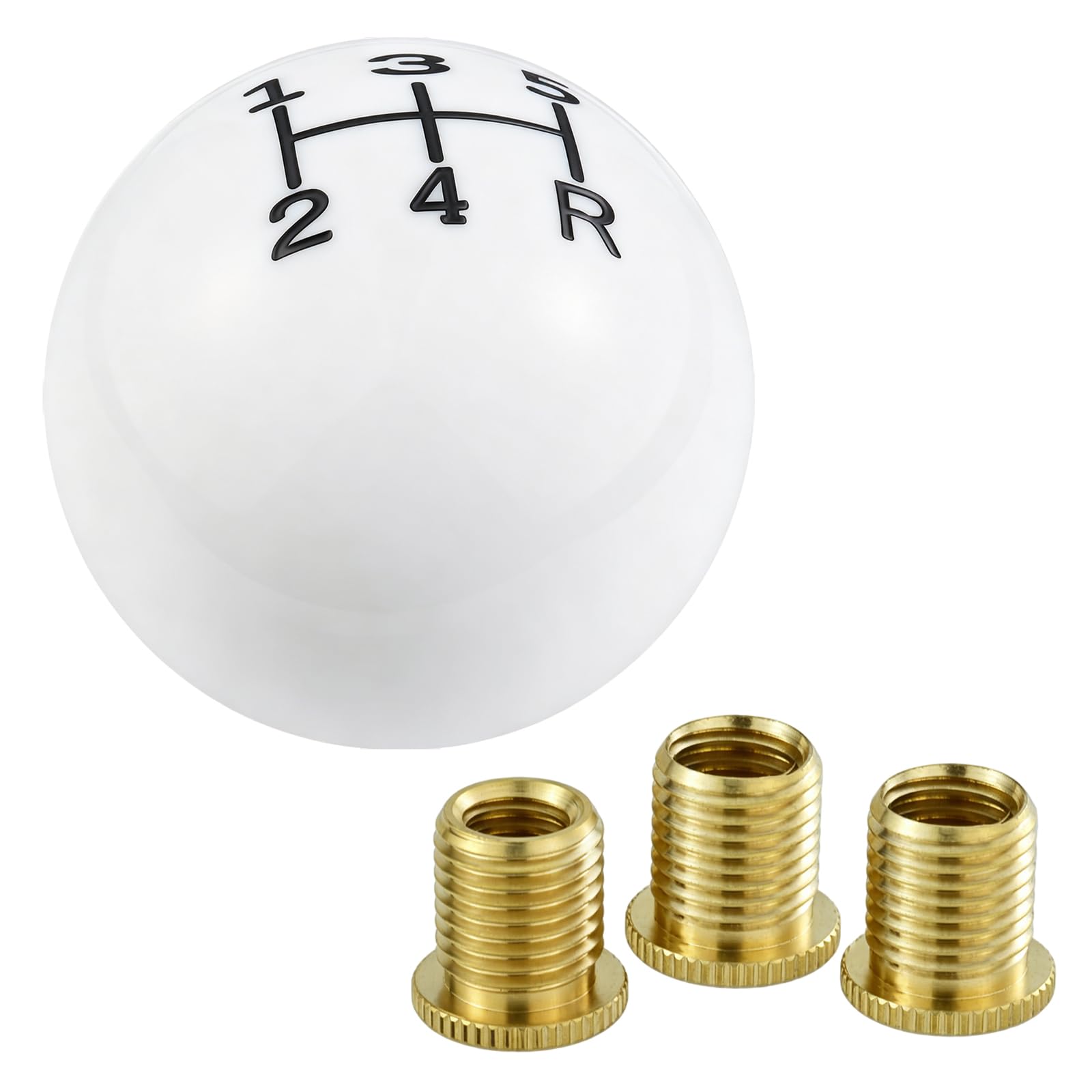 Abfer white knob in a car interior lifestyle shot enhancing cabin appearance