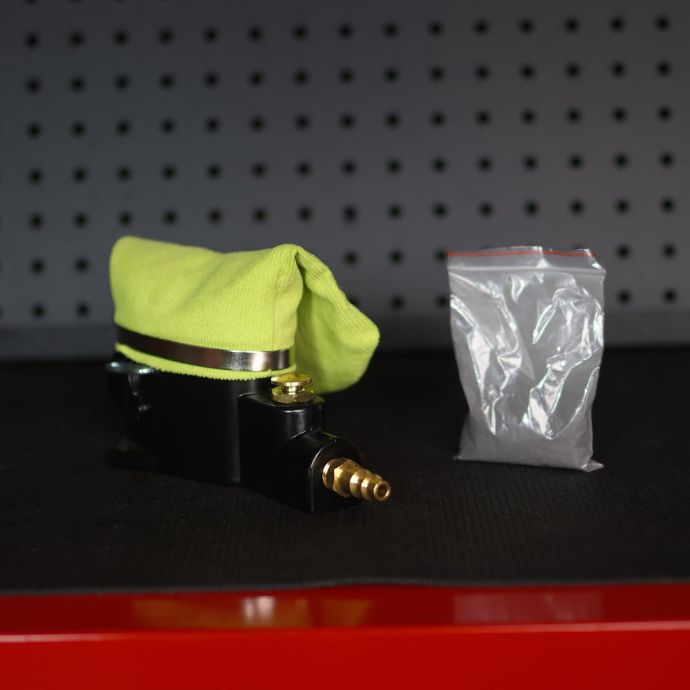 ABN mounted on a workshop wall demonstrating stable installation and easy access