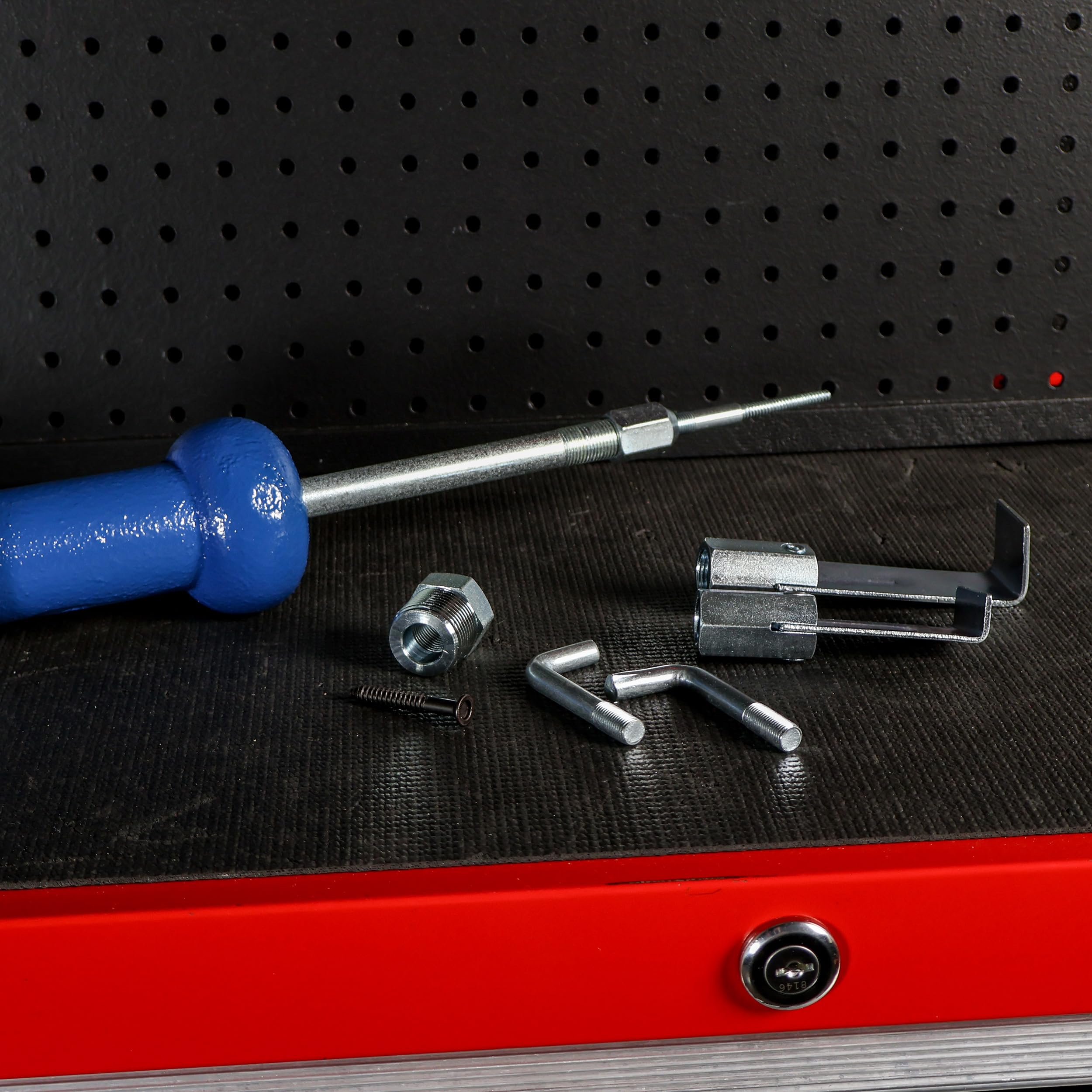 ABN slide hammer in garage setup conveying readiness for DIY body repairs