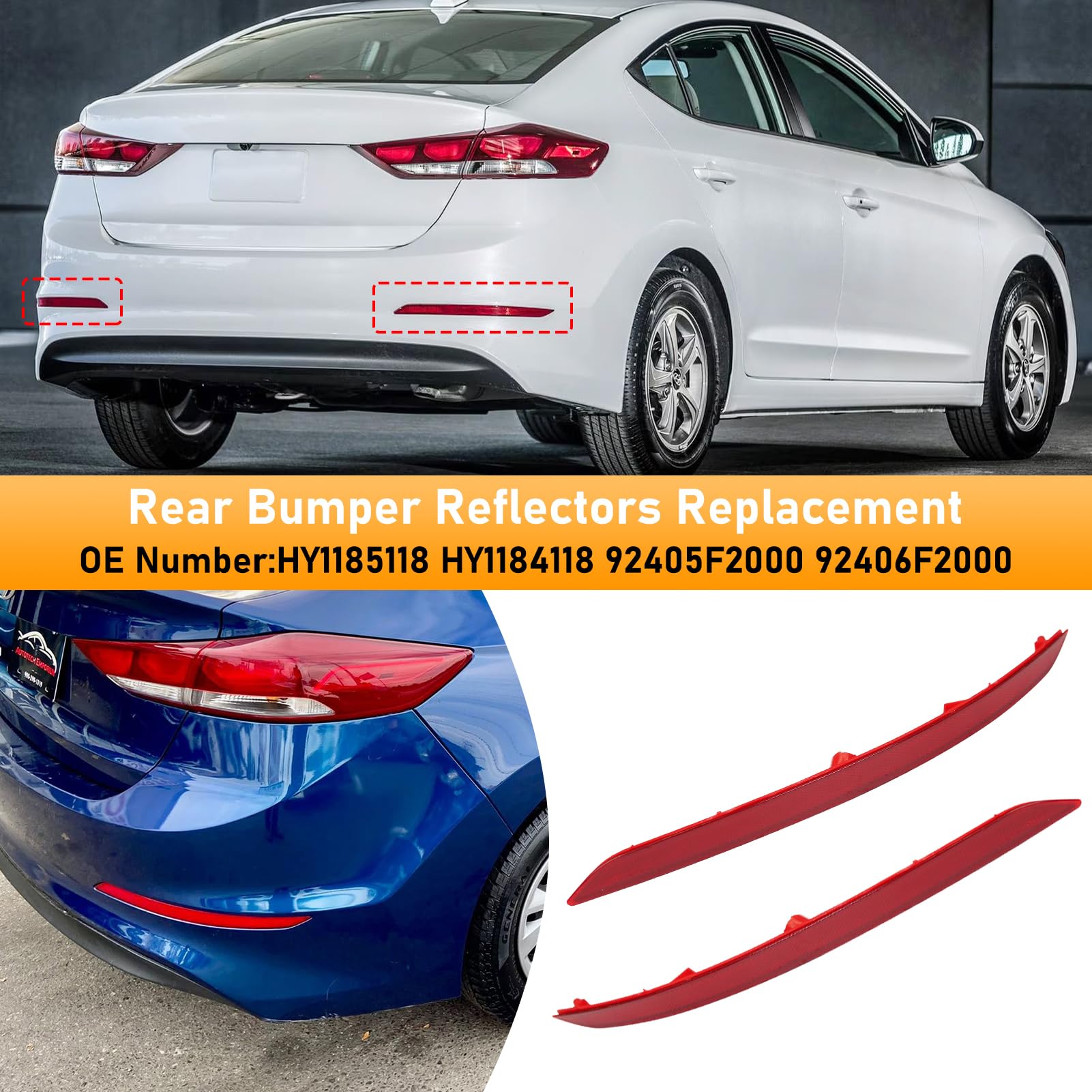 Abodvu side profile mounted on bumper demonstrating exact OEM alignment