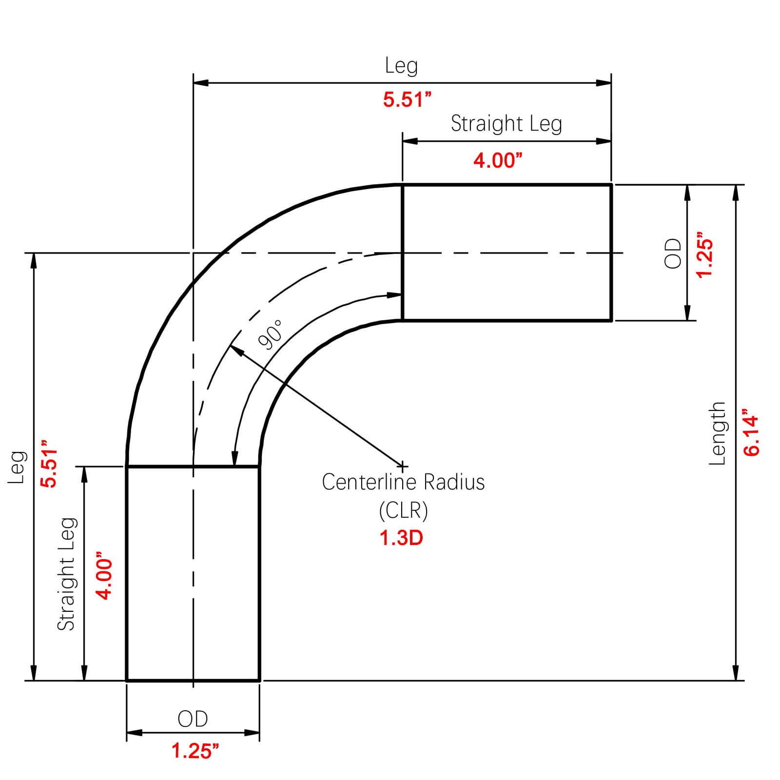 AC PERFORMANCE polished surface and pipe end highlighting weld-ready finish