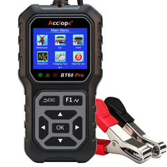 Acclope front panel showing screen and controls for fast diagnostics