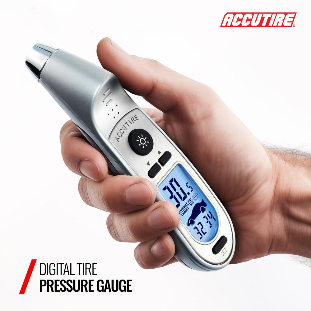 Accutire packaging image including five-year warranty card for assurance