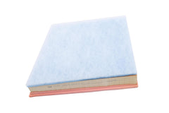 ACDelco close-up of pleated filter media highlighting high dirt-holding capacity