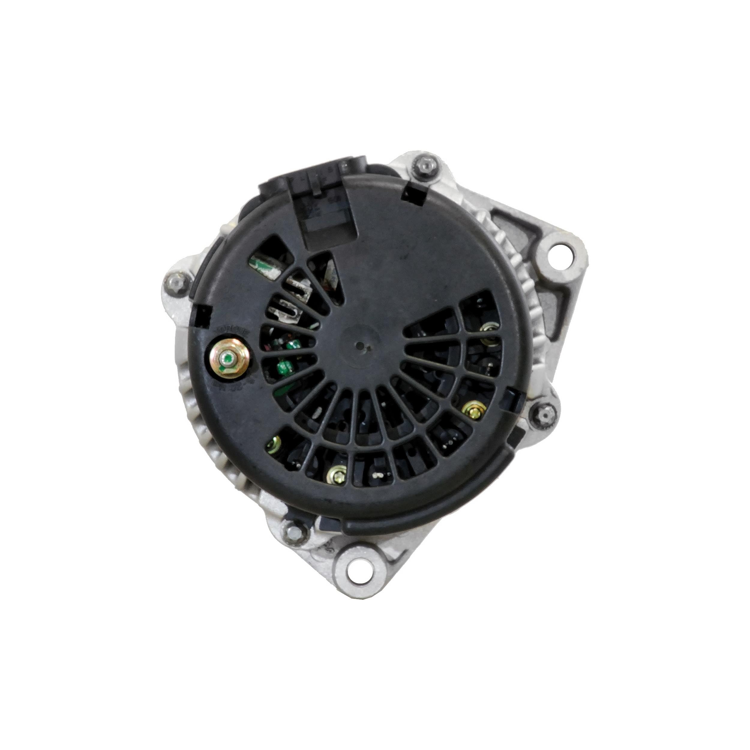 ACDelco alternator close-up of stator and rectifier highlighting durable components