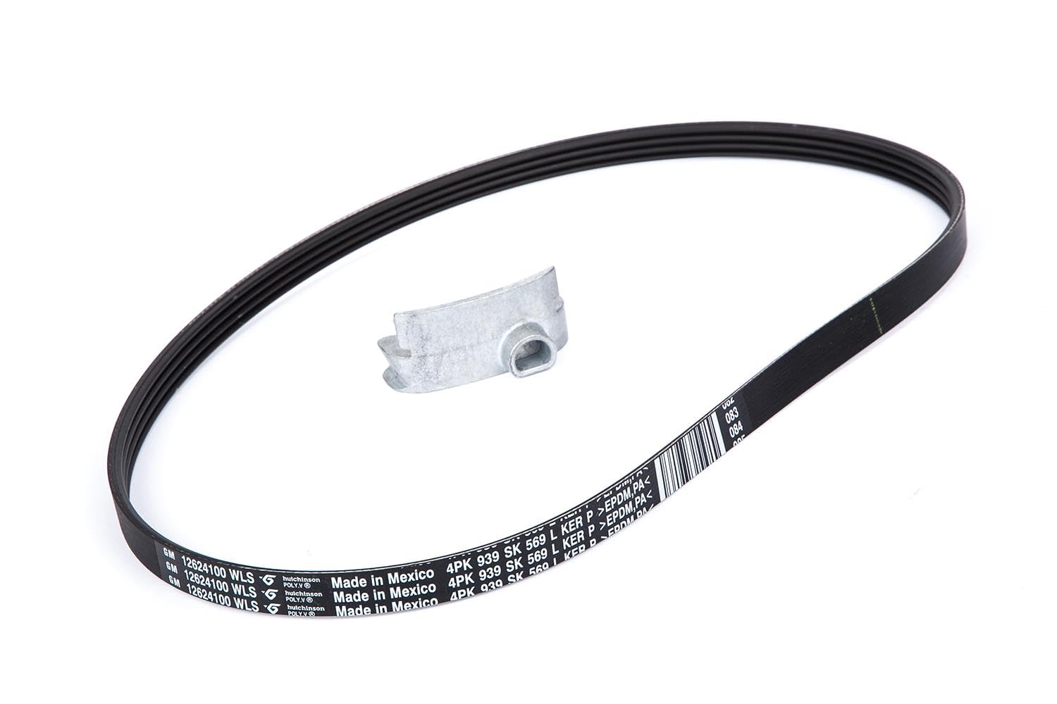ACDelco belt kit front packaging showing part number and OE fitment benefits