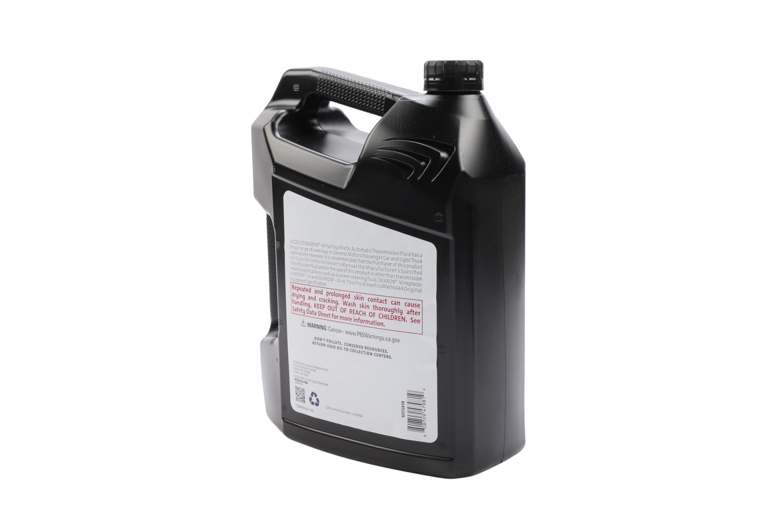 ACDelco gallon beside a tape measure showing size and quantity convenience