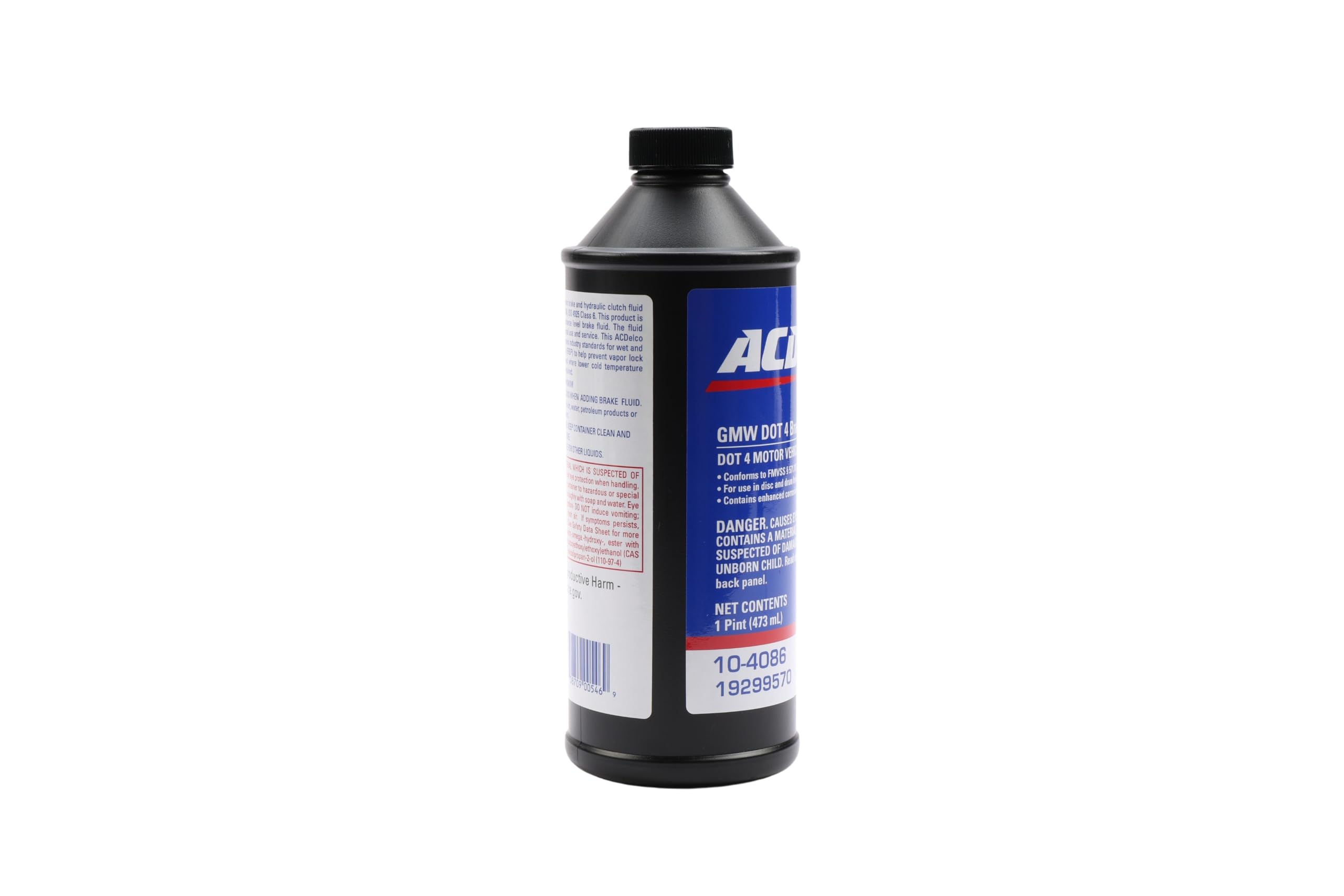 ACDelco bottle held in hand for scale showing compact 16 oz convenience