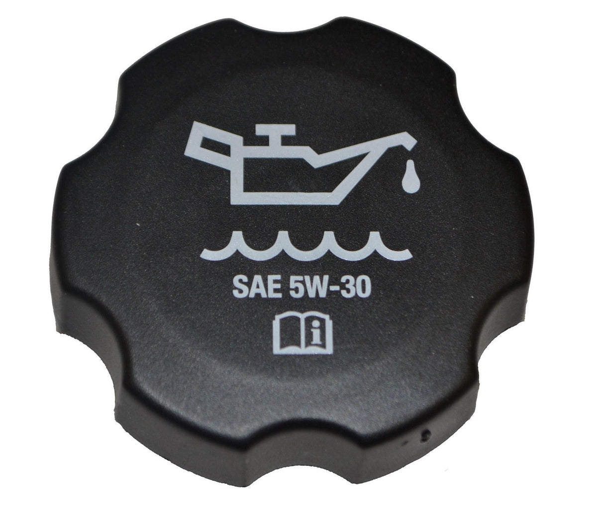 ACDelco front view of engine oil filler cap showing fit and OEM styling benefit